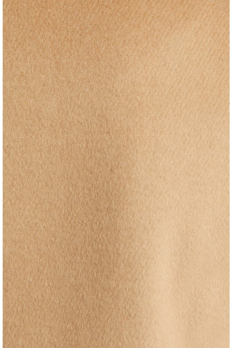 Double Breasted Wool Blend Peacoat, Alternate, color, CAMEL