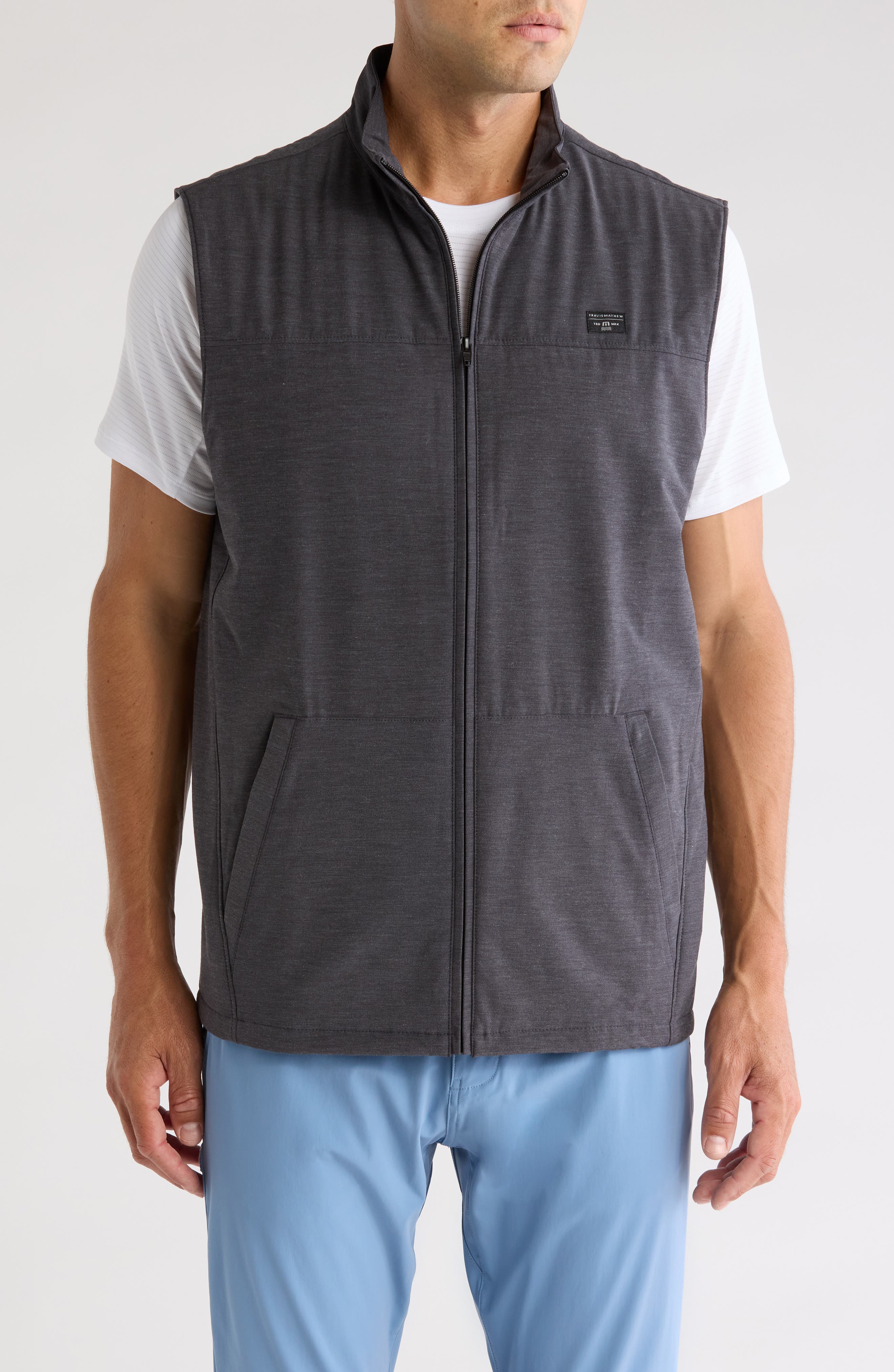TravisMathew Top of the Line Front Zip Vest