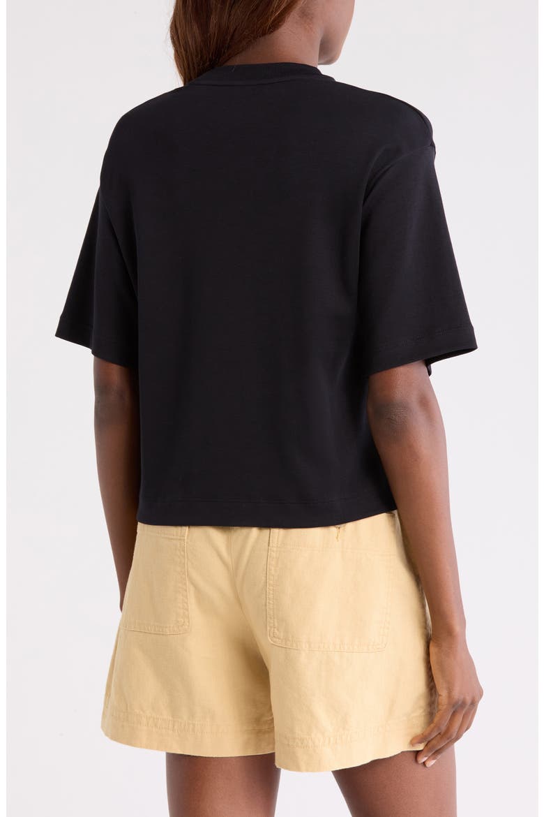 Pima Cotton Wide Sleeve T-Shirt, Alternate, color, COASTAL