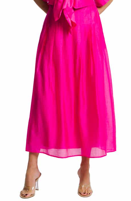 Pheona A-Line Midi Skirt