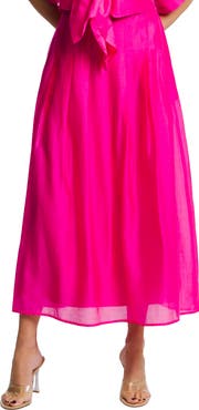 CIEBON Pheona A-Line Midi Skirt