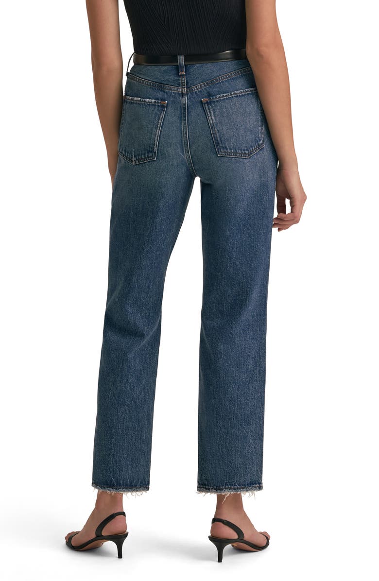 Favorite Daughter The Otto Super High Waist Ankle Boyfriend Jeans, Alternate, color, Havana