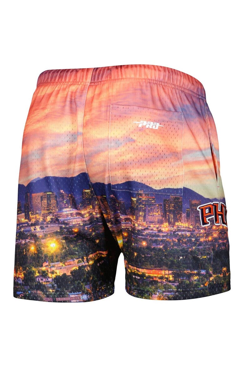 Men's Pro Standard Phoenix Suns Cityscape Shorts, Alternate, color, Pink