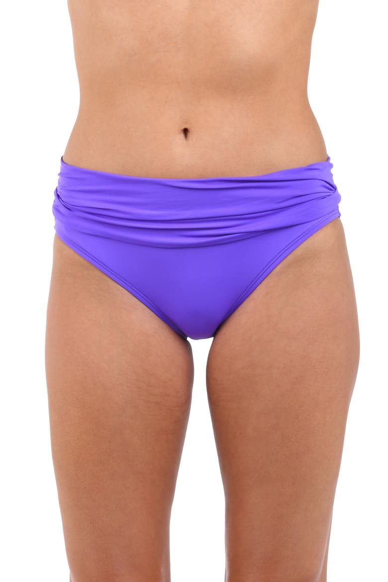 Island Goddess Hipster Bikini Bottoms, Main, color, ULTRAVIOLET