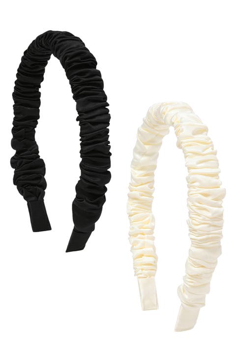 Ruched Satin Headband