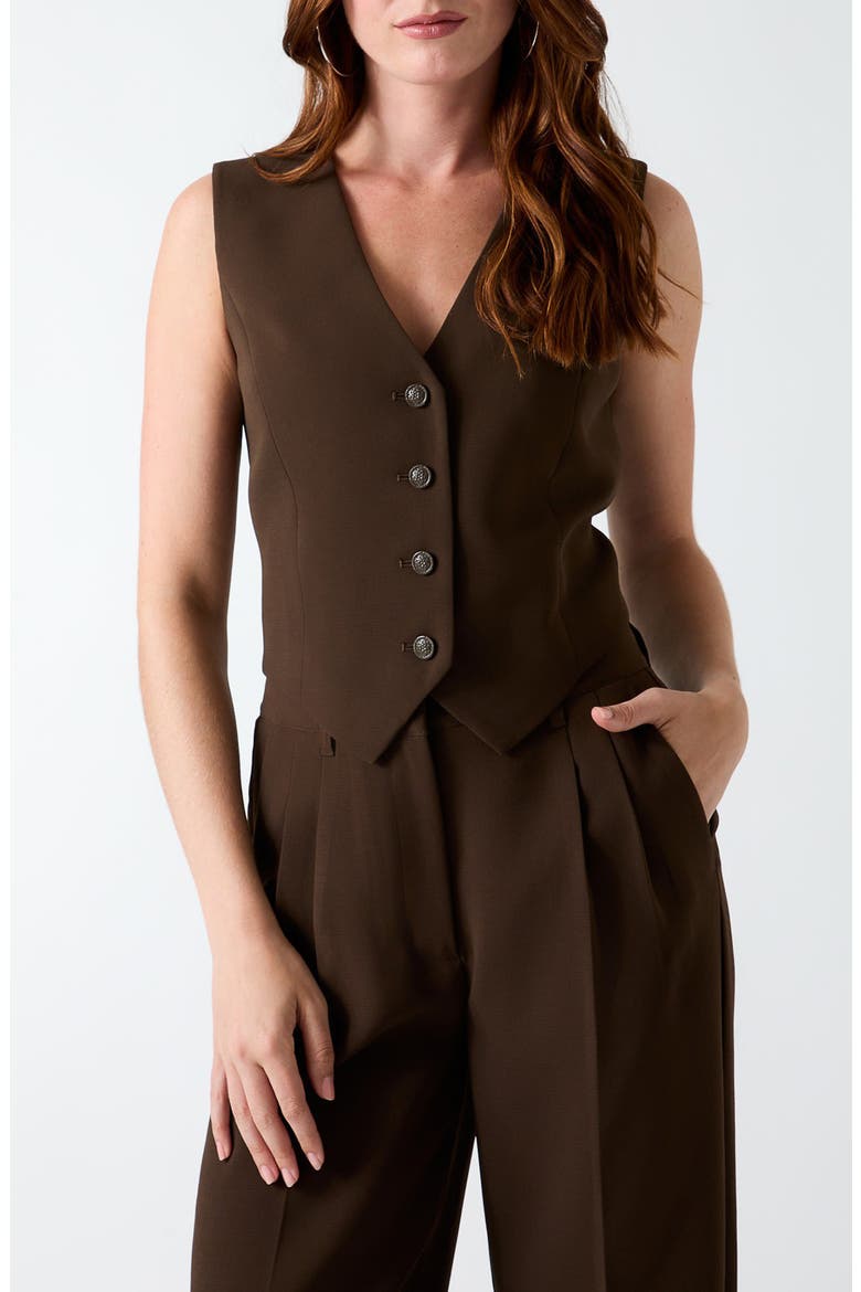 Theoline Perfect Vest, Main, color, MEDIUM BROWN