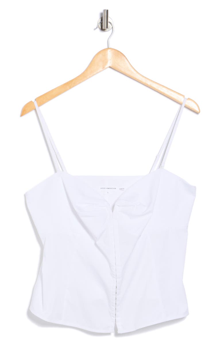 Good American Poplin Camisole, Alternate, color, White001