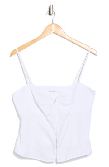 Good American Poplin Camisole In White