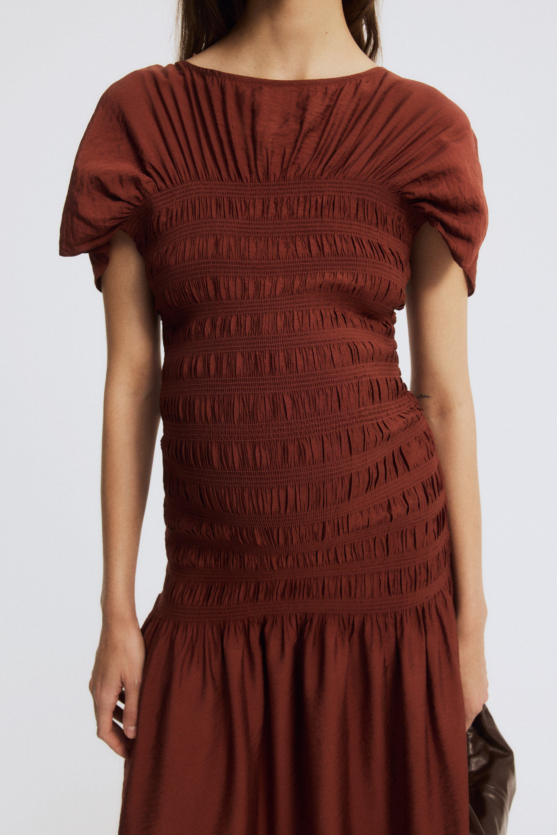 Mama smocked-detail dress - image 2