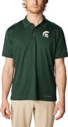 Columbia Men's Columbia Green Michigan State Spartans PFG Tamiami Omni-Shade Polo