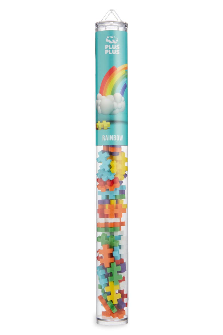 Rainbow Mix 70-Piece Tube Building Set, Main, color, MULTI