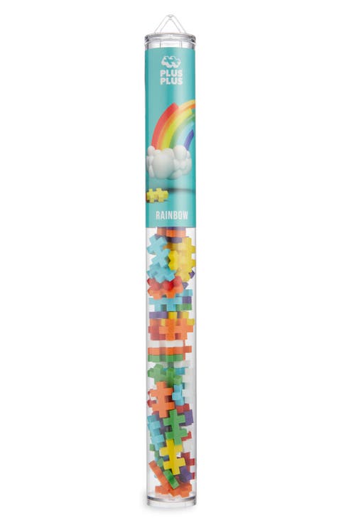 Rainbow Mix 70-Piece Tube Building Set