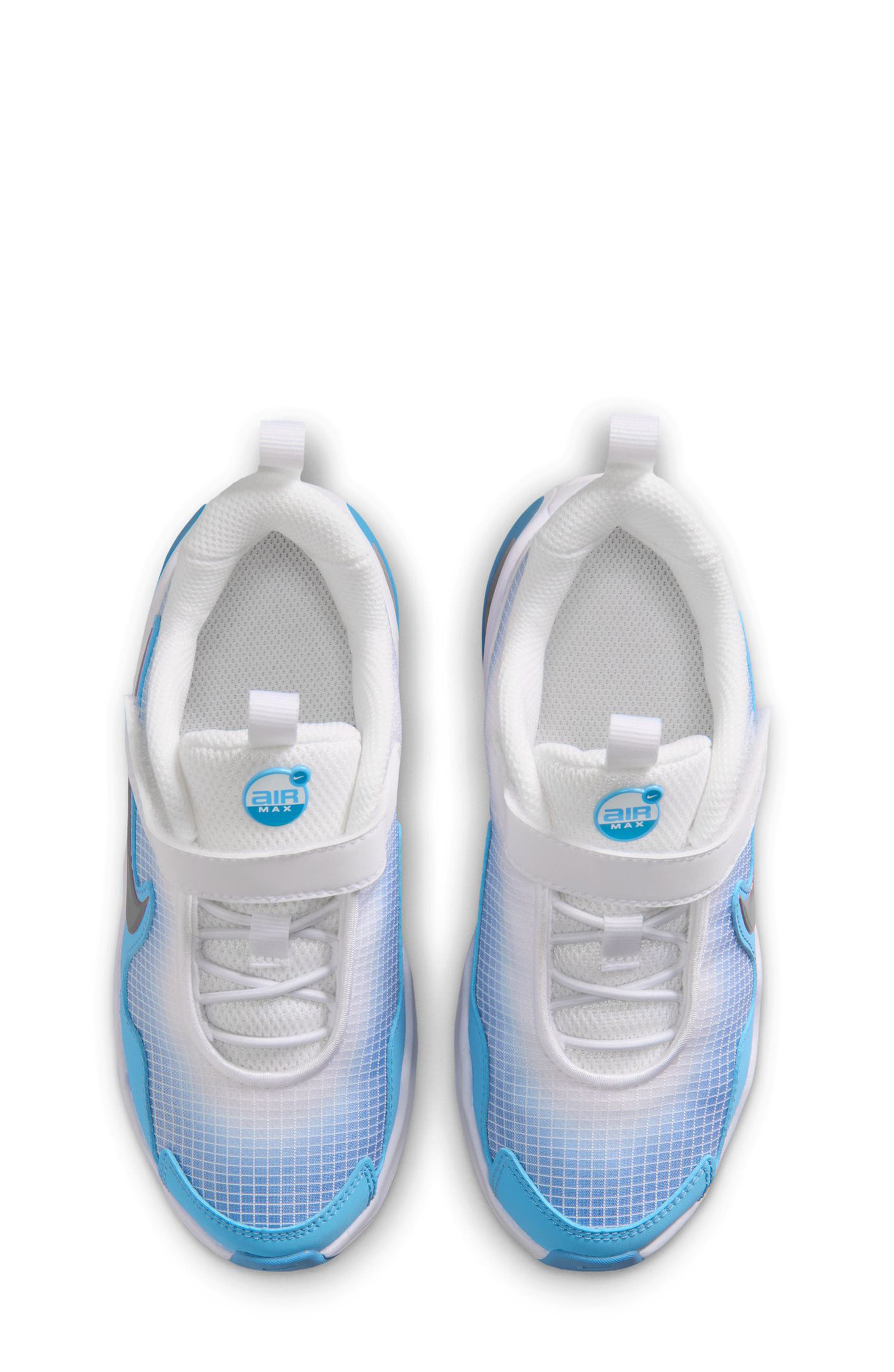 Kids' Air Max Nova Sneaker, Alternate, color, WHITE/ BLUE/ FUSION RED
