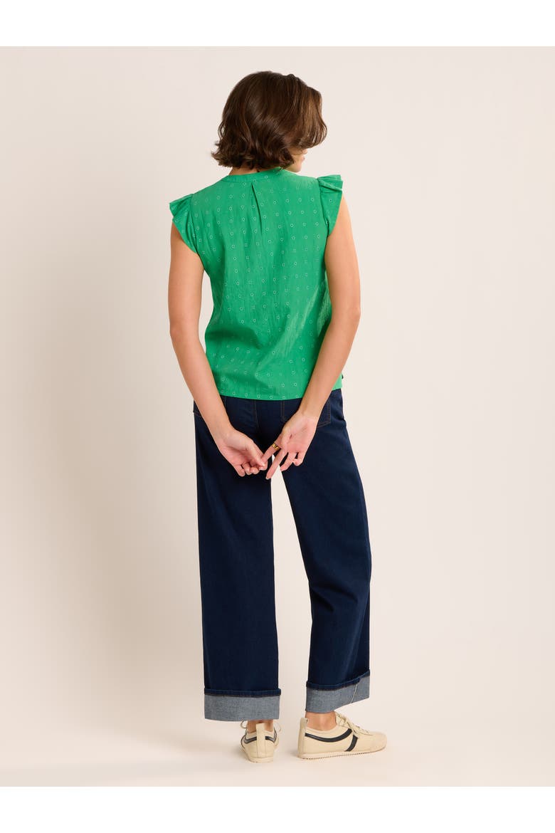 Talita Pintuck Detail Blouse, Alternate, color, Green