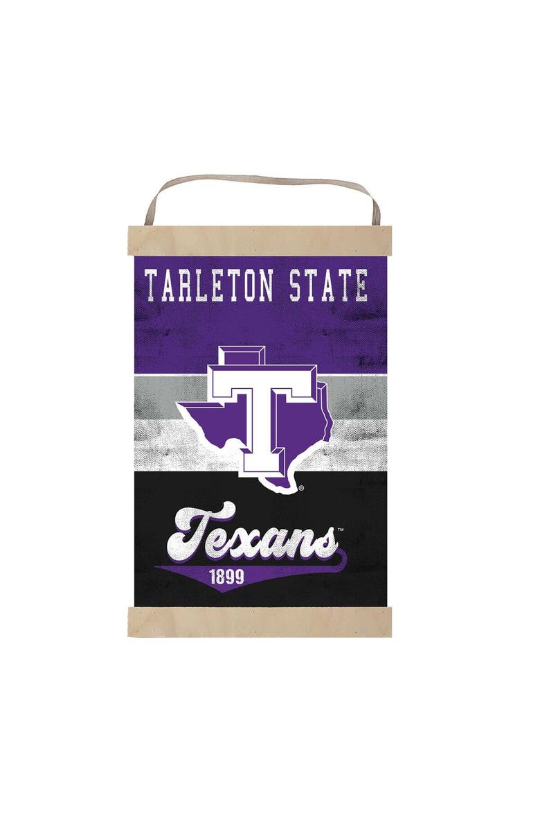 JARDINE Tarleton State Texans 12'' x 20'' Retro Logo Banner Sign, Main, color, 