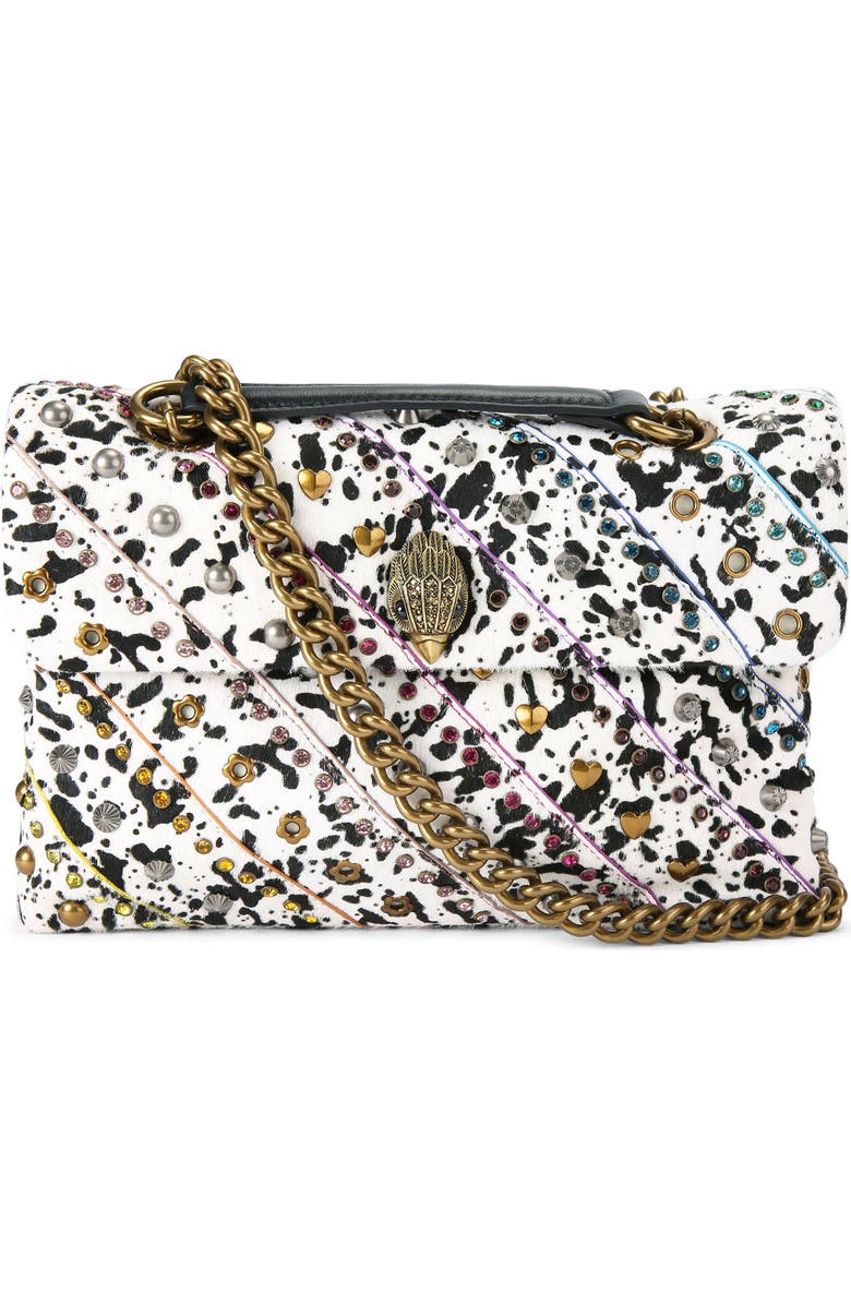 Kurt Geiger London Large Genuine Calf Hair Convertible Shoulder Bag, Main, color,