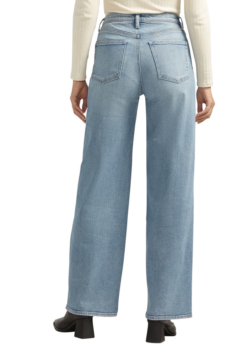 Silver Jeans Co. V-Front Wide Leg Jeans, Alternate, color,