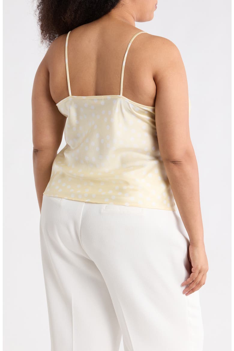 Cowl Neck Satin Camisole, Alternate, color, BUTTER