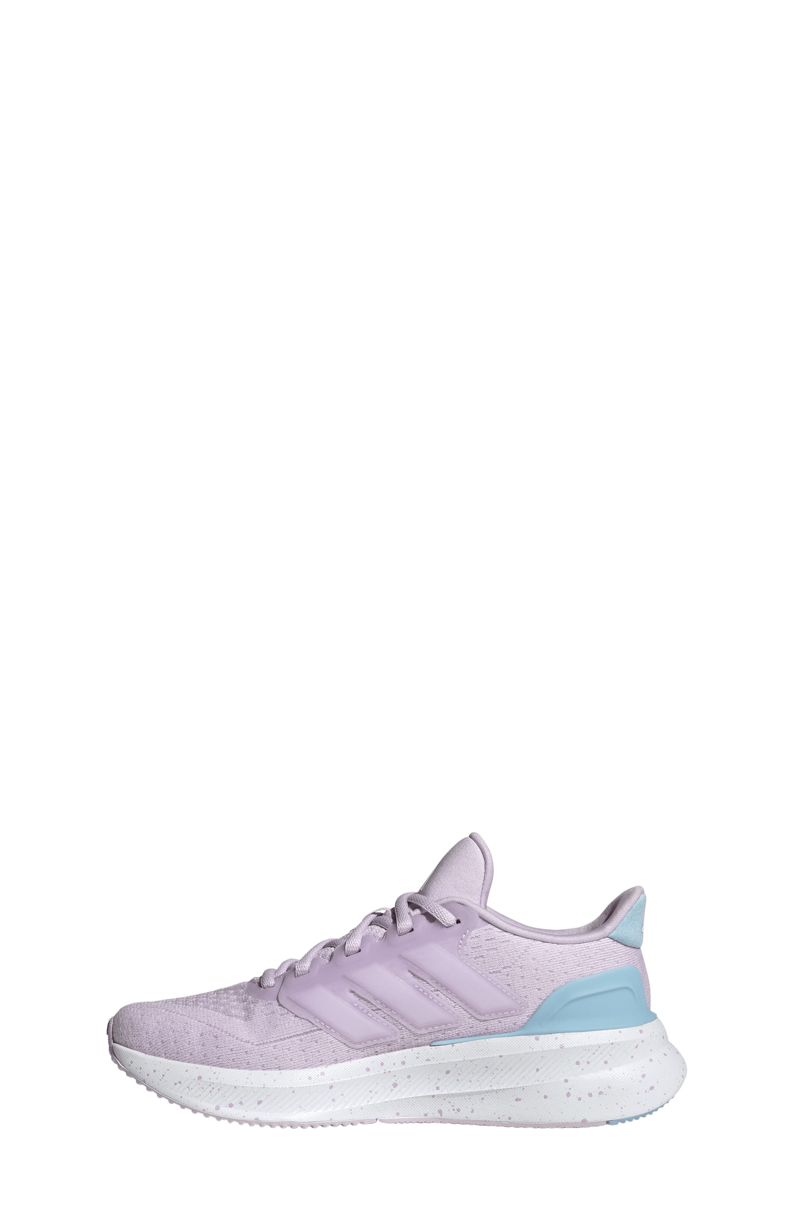 adidas Kids' Ultrarun 5 Sneaker, Alternate, color, Lavender/ White/ Clear Sky