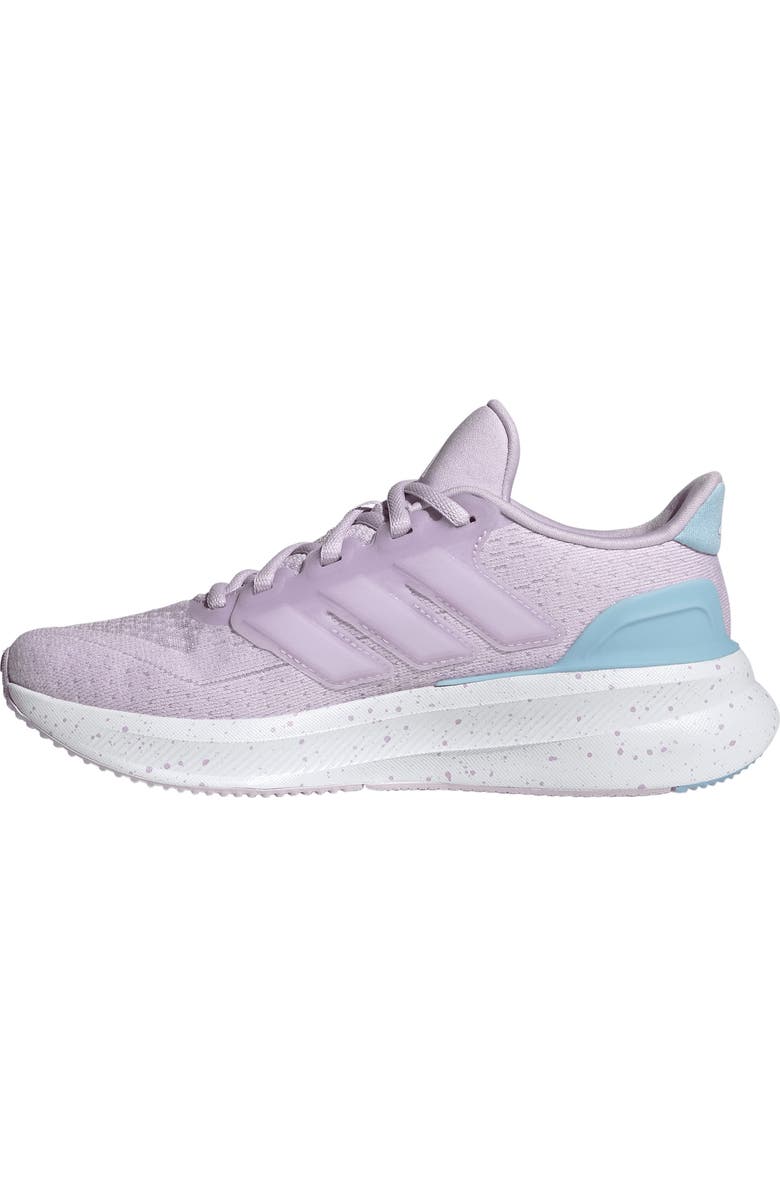 adidas Kids' Ultrarun 5 Sneaker, Alternate, color, Lavender/ White/ Clear Sky