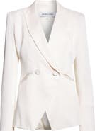 Veronica Beard Rickie Crepe Back Satin Dickey Jacket