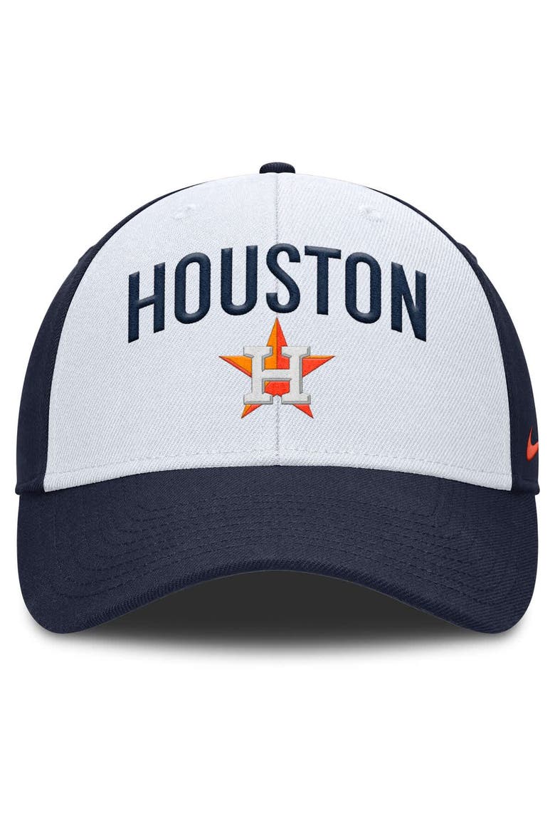 Men's Nike White/Navy Houston Astros Club Performance Adjustable Hat, Alternate, color, White