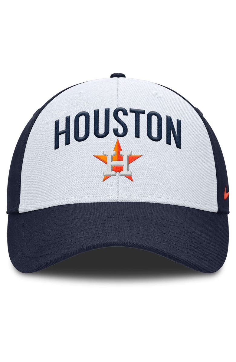 Nike Men's Nike White/Navy Houston Astros Club Performance Adjustable Hat, Alternate, color, White