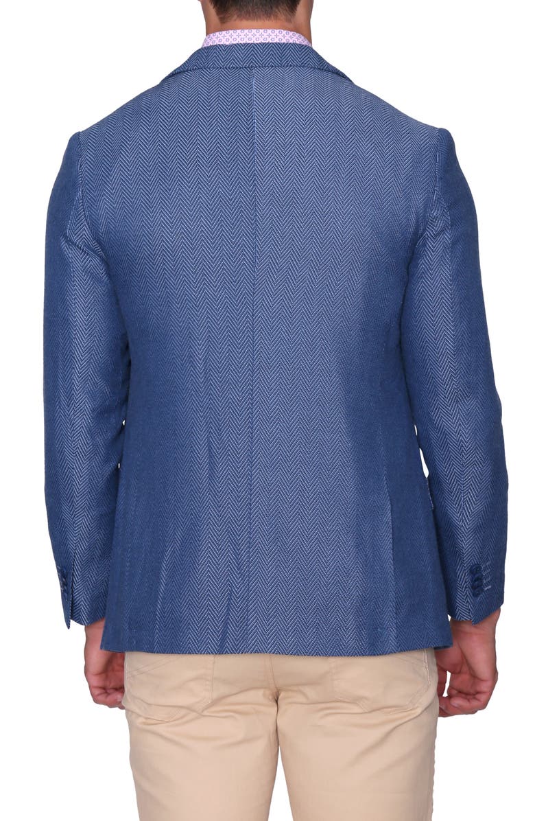 TailorByrd Fashion Herringbone Sportcoat, Alternate, color, Blue