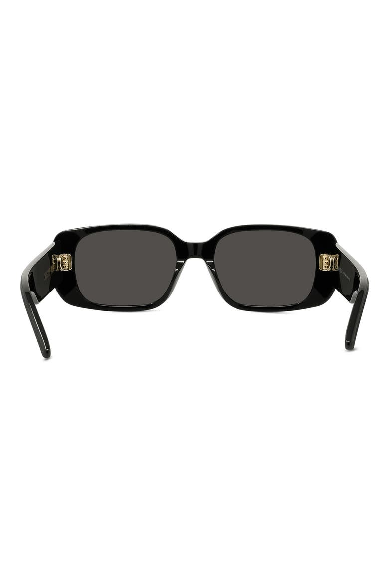 Wildior S2U 53mm Rectangular Sunglasses, Alternate, color, BLACK/ GREY