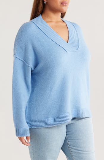 Slouchy V-Neck Sweater