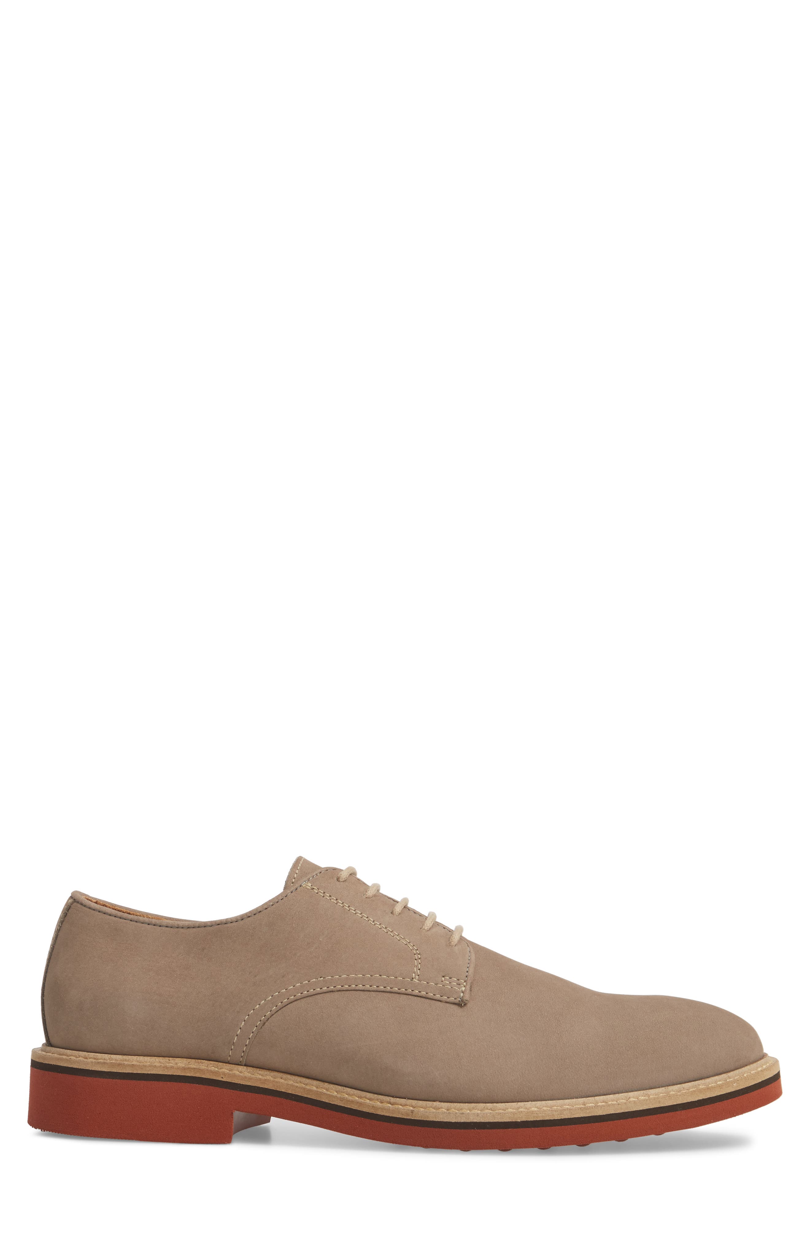 'Merick' Derby, Alternate, color, GREY NUBUCK