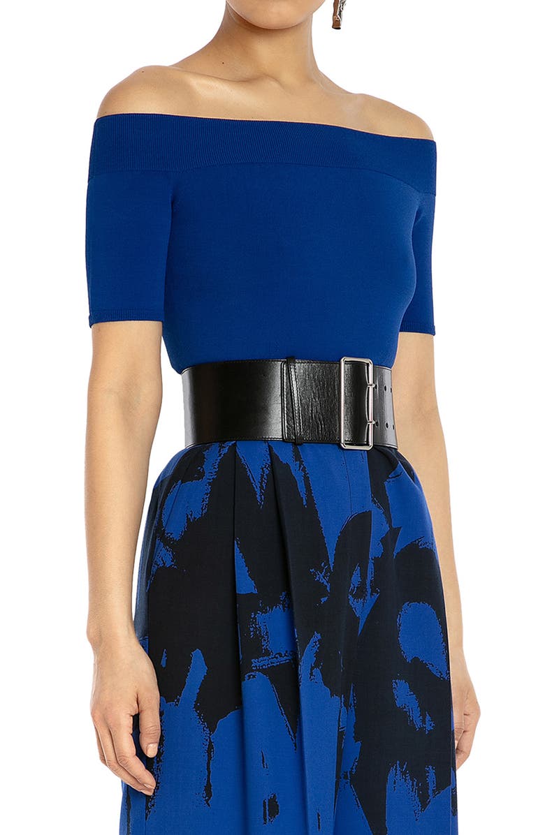 McQueen Off the Shoulder Knit Top, Alternate, color,