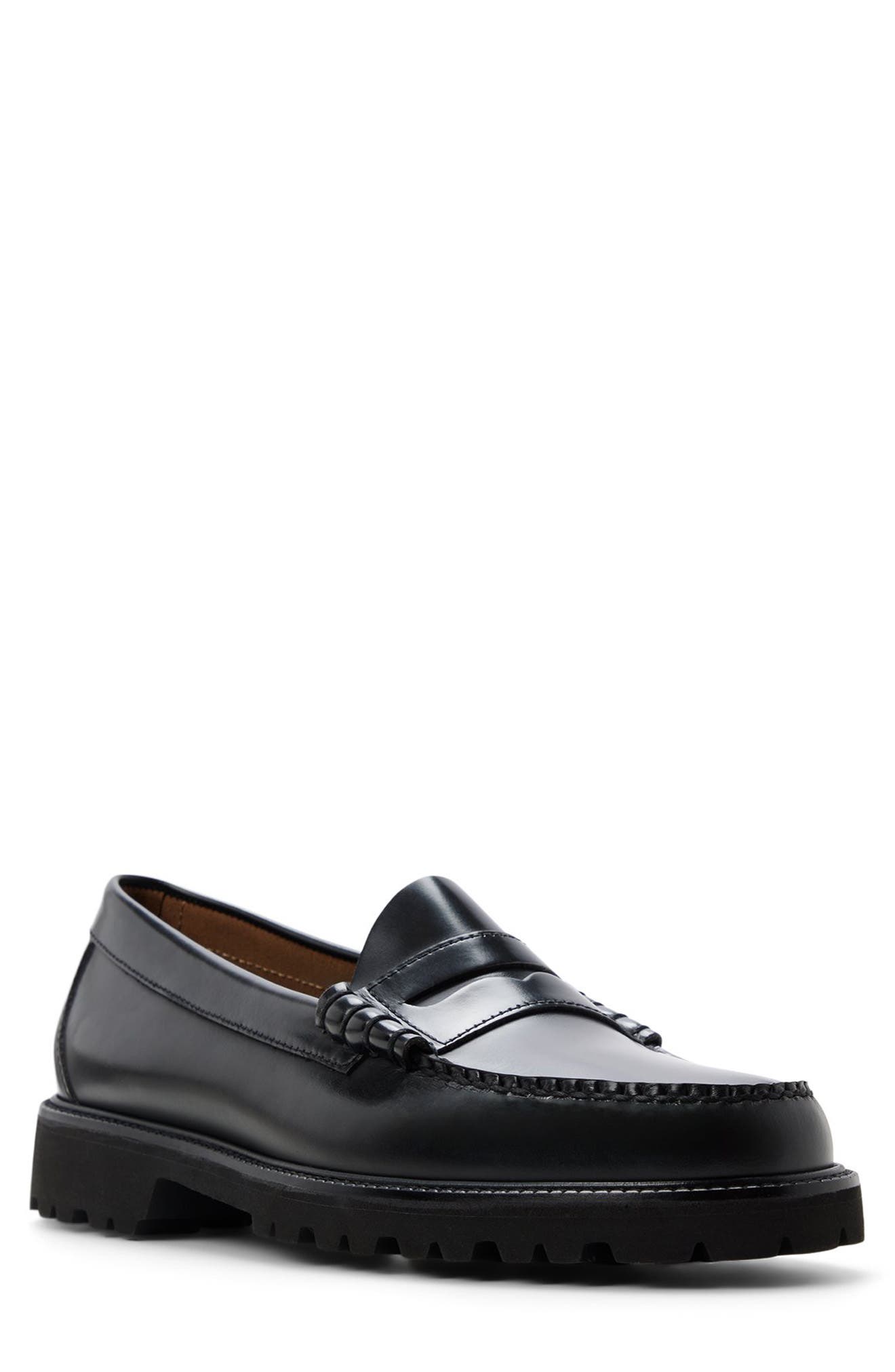 G.H.BASS Larson Penny Loafer, Main, color, Black