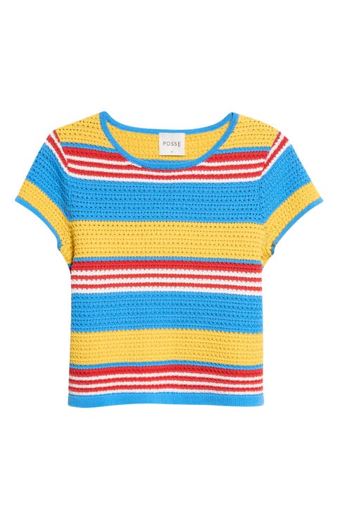 Tammy Striped Cotton Baby T-Shirt