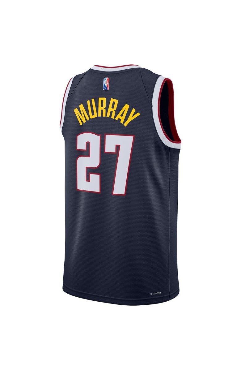 Nike Men's Nike Jamal Murray Navy Denver Nuggets 2021/22 Diamond Swingman Jersey - Icon Edition, Alternate, color,