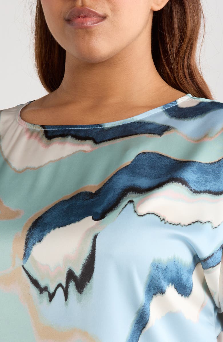 Anne Klein Print Dolman Top, Alternate, color, 