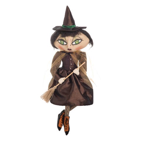Matilda Witch Joe Spencer Gathered Traditions Halloween Art Doll Figure