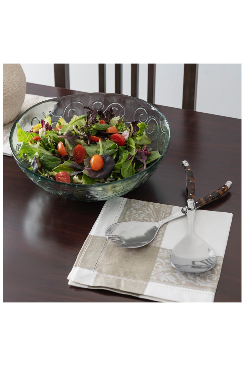 2-Piece Salad Serving Set, Alternate, color, TORTOISE SHELL