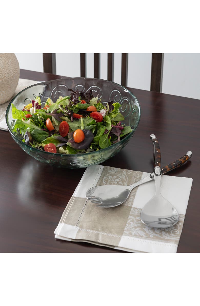 FRENCH HOME 2-Piece Salad Serving Set, Alternate, color, Tortoise Shell