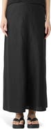 Eileen Fisher Bias Cut Organic Linen A-Line Skirt