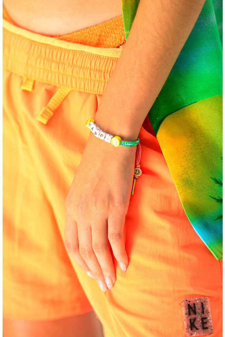 Happy Smile Bracelet, Alternate, color, Rainbow