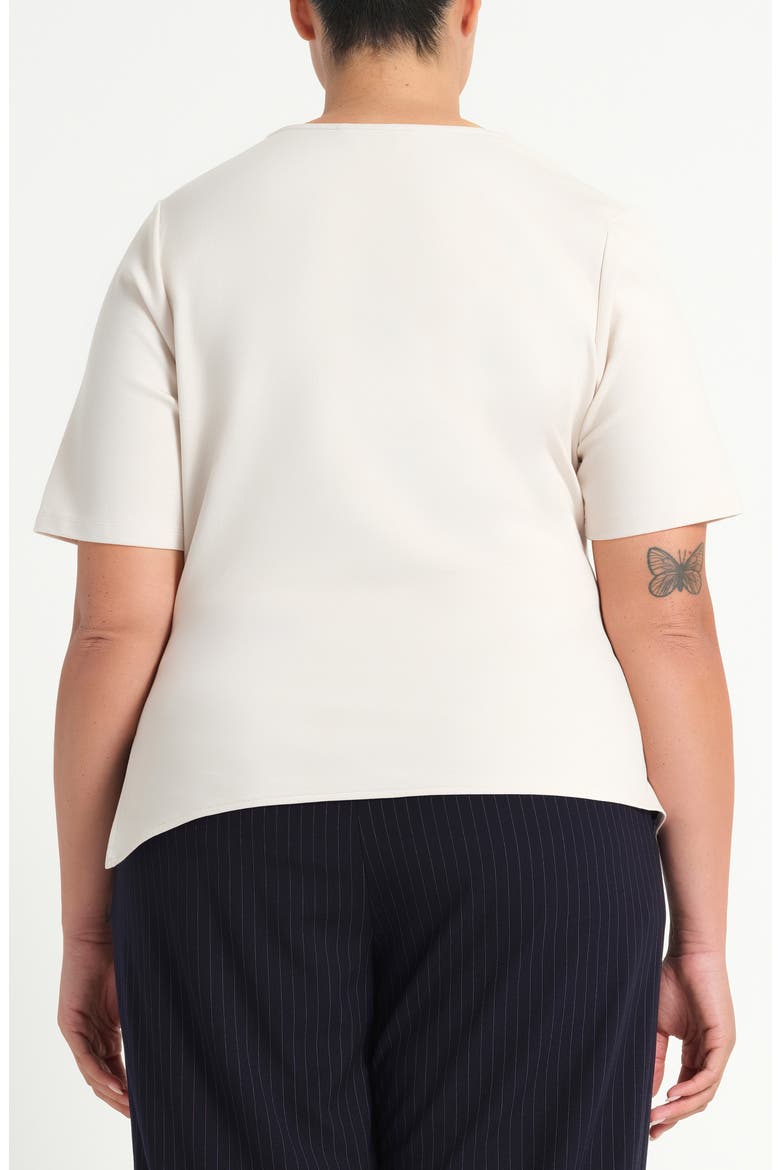Sasha Short Sleeve Top, Alternate, color, OYSTER