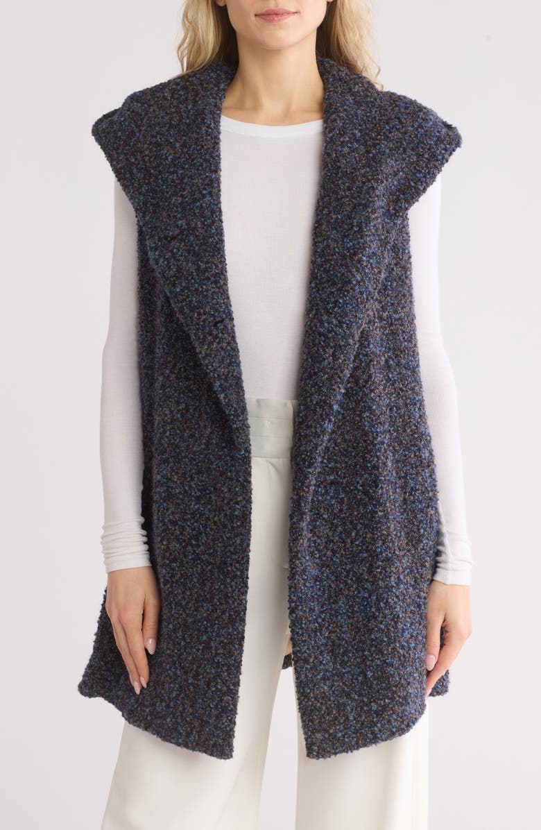 Fleurette Bouclé Vest, Alternate, color, 