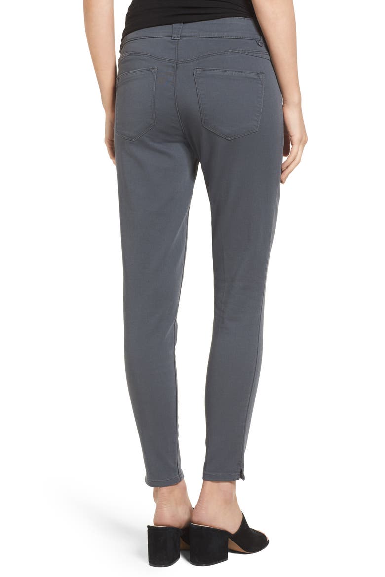 Ab-Solution Stretch Twill Skinny Pants (Nordstrom Exclusive), Alternate, color, SHADOW