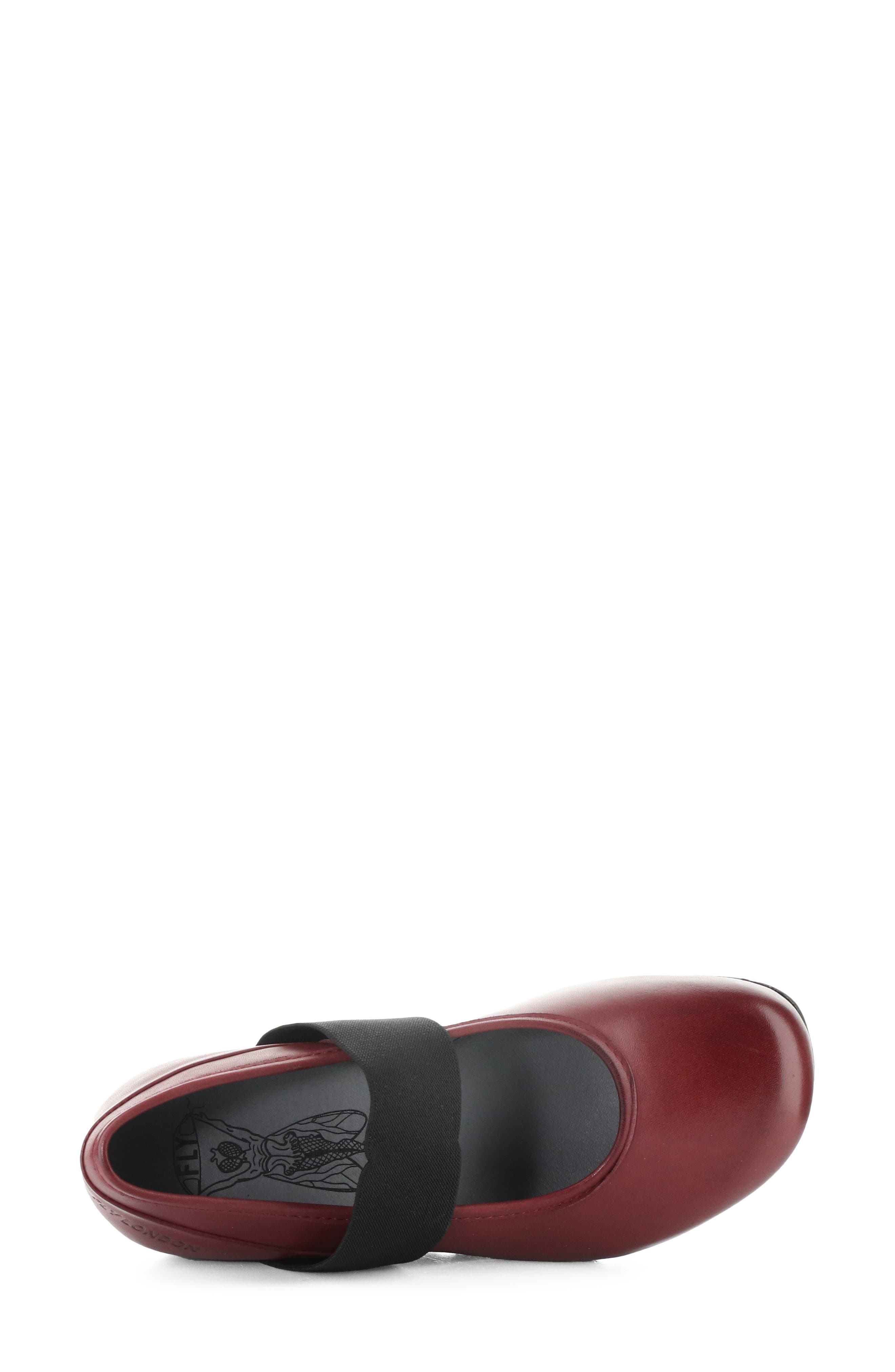Olid Leather Wedge Pump, Alternate, color, 001 BURGUNDY