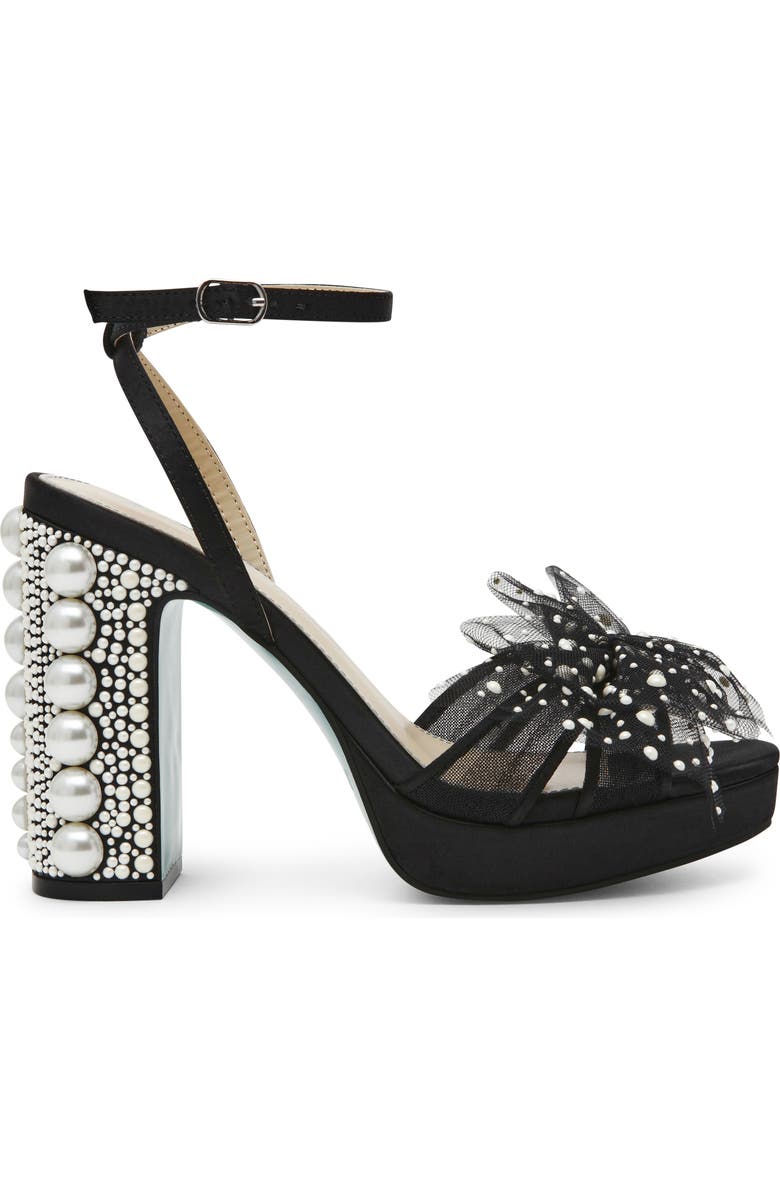 Betsey Johnson Lulu Ankle Strap Platform Sandal, Alternate, color,