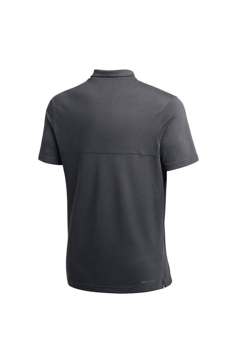 Jordan Brand Men's Jordan Brand Anthracite Oklahoma Sooners 2022 Coaches Performance Polo, Alternate, color,