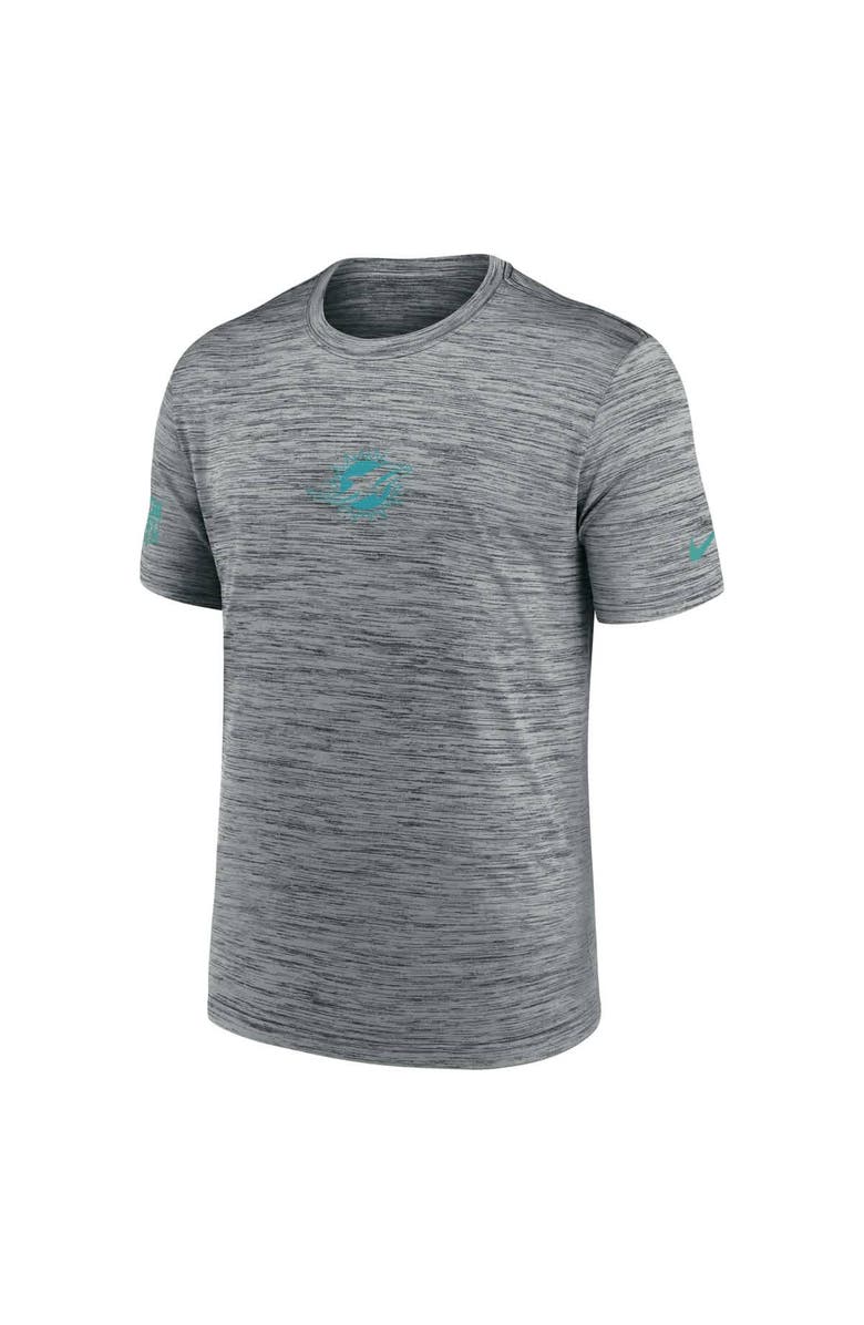 Nike Men's Nike Gray Miami Dolphins Sideline Velocity Performance T-Shirt, Alternate, color, Gray