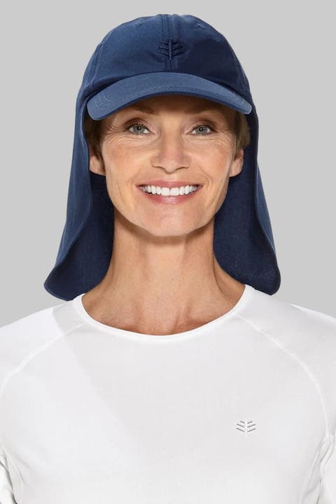 Pool Cap with Neck Drape, UPF 50+ Sun Protection, Hayden