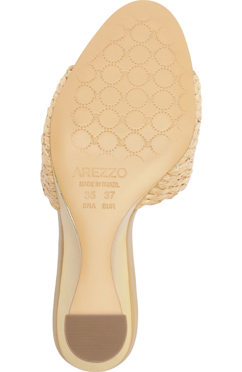 Arezzo Renata Wedge Sandal, Alternate, color, Palha